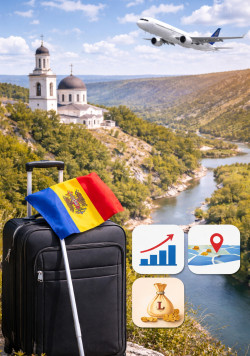 Turismul în Moldova 2025: statistici, destinații și veniturile tour-operatorilor